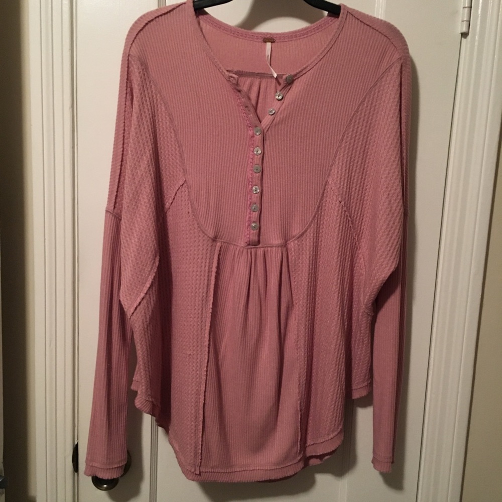 Free People pink tunic